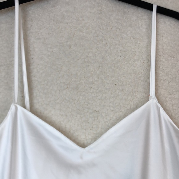 NWOT INC International Concepts Intimates White Sheer Panel Nightie SIZE XS - Picture 5 of 9